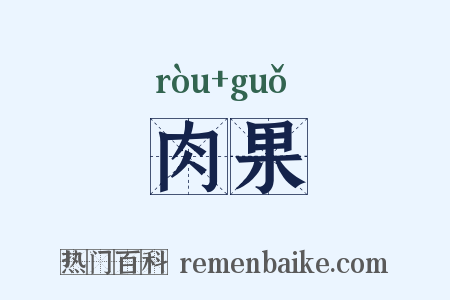 肉果是什么意思的图片